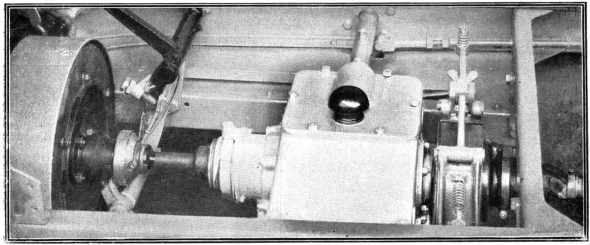 Freio na transmissão — Austin 10, 1912