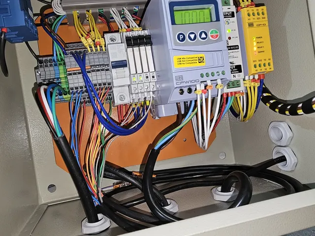 Painel industrial